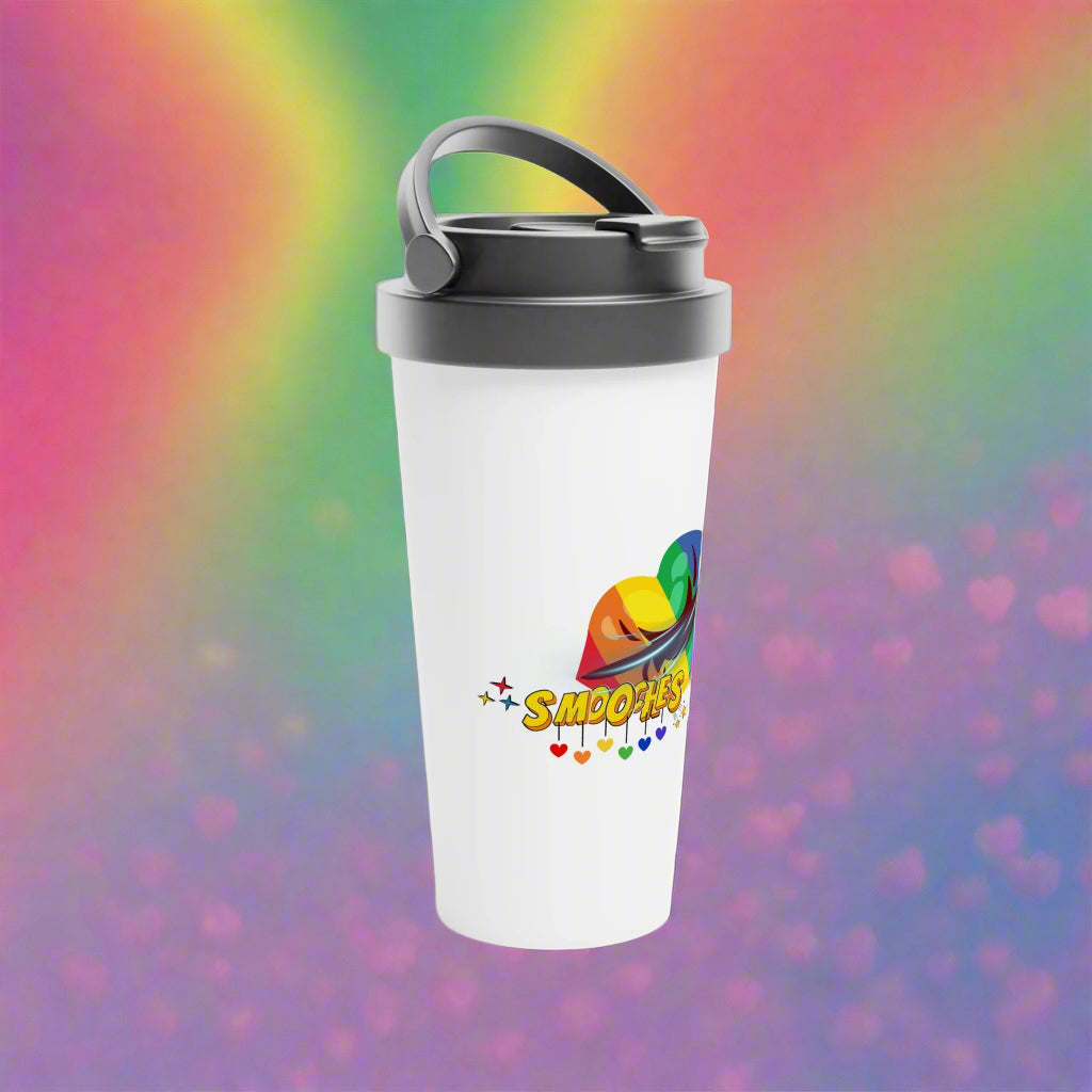 Rainbow Pride Smooches Print side